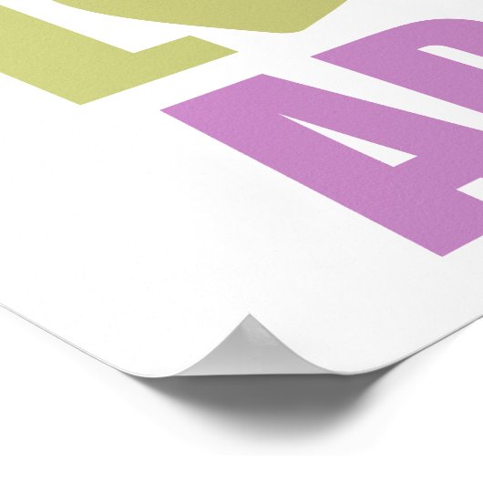 Peace Love Adopt Poster (Hoek)