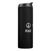 Peace Love Adopt Thermosbeker (Gedraaid links)