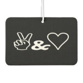 Peace & Love Air Freshener Luchtverfrisser (Voorkant)