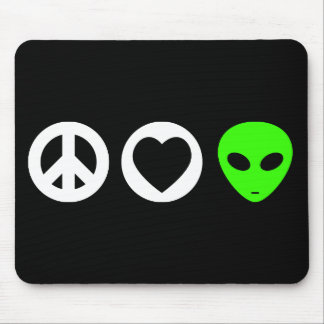 Peace Love Alien Muismat