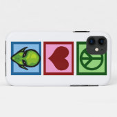 Peace Love Aliens Case-Mate iPhone Case (Achterkant (horizontaal))