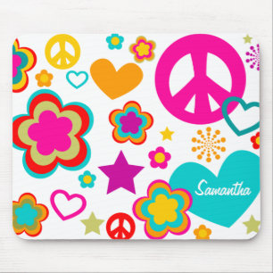 Peace Love & Alles Girly Muismat