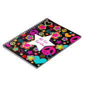 Peace Love & Alles Girly Notitieboek (Linkerzijde)