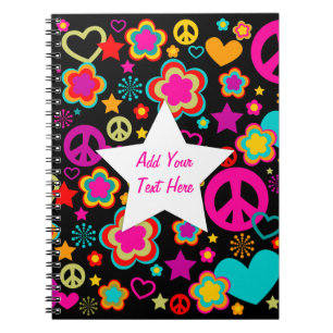 Peace Love & Alles Girly Notitieboek