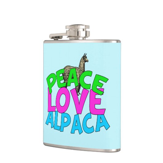 Peace Love Alpacas Heupfles (Links)