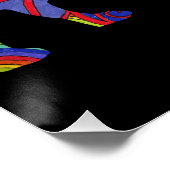 "Peace Love & American Bulldogs" Pop Art Poster (Hoek)