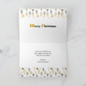 Peace Love and a Bundle of Joy Pregnancy Photo Feestdagen Kaart (Binnen)