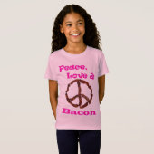 Peace Love and Bacon TShirt 1.jpg (Voorkant volledig)