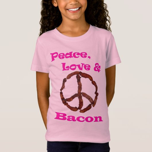 Peace Love and Bacon TShirt 1.jpg (Voorkant)