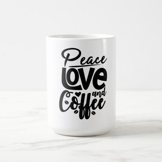 Peace Love and Coffee Koffiemok (Center)