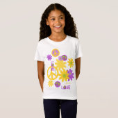 Peace Love and Flowers T-shirt (Voorkant volledig)