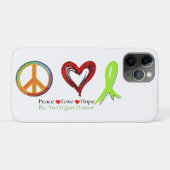 Peace Love and Hope Case-Mate iPhone Case (Achterkant (horizontaal))