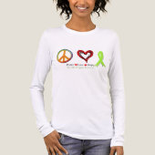 Peace Love and Hope Tri-Blend Shirt (Voorkant volledig)