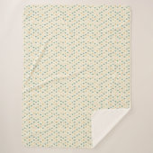 Peace, Love and Inclusion | Awareness Pattern Sherpa Deken (Voorkant)