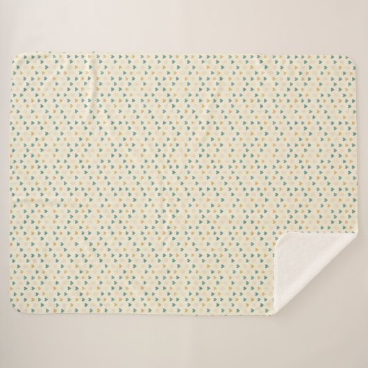 Peace, Love and Inclusion | Awareness Pattern Sherpa Deken (Voorkant (horizontaal))