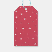 Peace Love and Joy Kerstsierents Cadeaulabel (Achterkant)