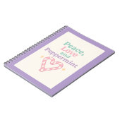 Peace, Love and Peppermint Notitieboek (Linkerzijde)