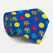 Peace Love and Pickleball Stropdas (Opgerold)