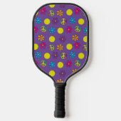 Peace Love and Pickleball Team Pickleball Paddle (Achterkant)