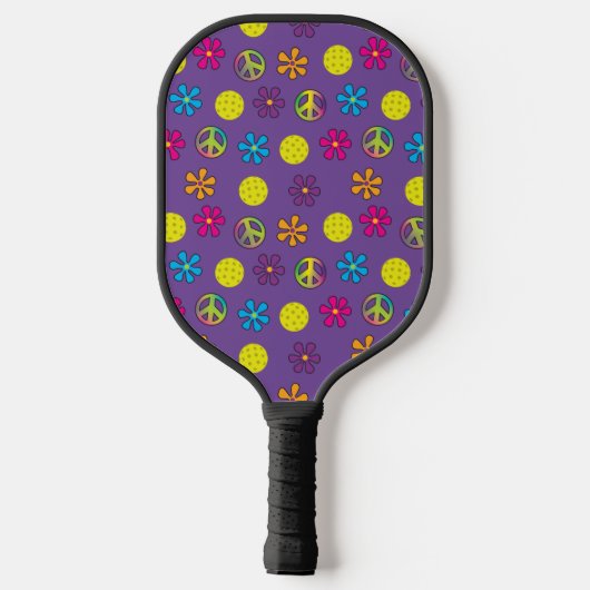 Peace Love and Pickleball Team Pickleball Paddle (Achterkant)