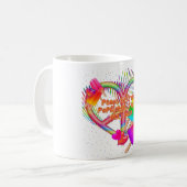 Peace Love and Popsicles-Coffee Mok (Voorkant links)