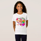 Peace Love and Popsicles-Girls T-shirt (Voorkant volledig)