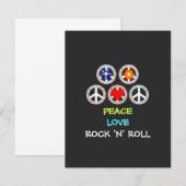 Peace, Love and Rock 'n' Roll, (Voorkant / Achterkant)
