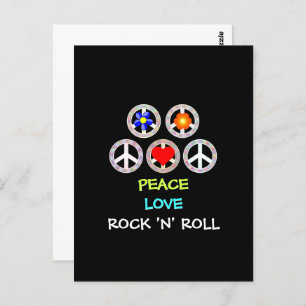 Peace, Love and Rock 'n' Roll, Briefkaart