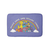 Peace, Love and Sesame Street Badmat (Voorkant)