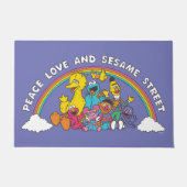 Peace, Love and Sesame Street Deurmat (Voorkant)