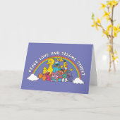 Peace, Love and Sesame Street Kaart (Gele Bloem)
