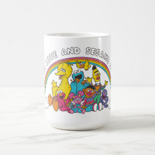 Peace, Love and Sesame Street Koffiemok