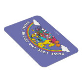 Peace, Love and Sesame Street Magneet (Rechterzijde)