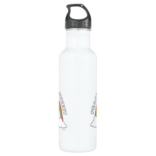 Peace, Love and Sesame Street Waterfles (Achterkant)