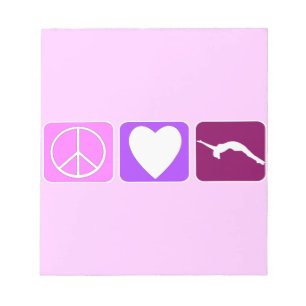 Peace Love and Tumble Notitieblok