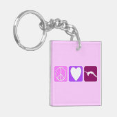 Peace Love and Tumble Sleutelhanger (Voorkant Links)