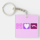 Peace Love and Tumble Sleutelhanger (Voorkant)