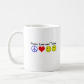 Peace Love and Twins Koffiemok (Links)