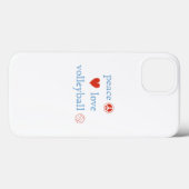 Peace Love and Volleyball Case-Mate iPhone Case (Achterkant (horizontaal))