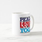 Peace, Love and Yoga Mok (Voorkant rechts)