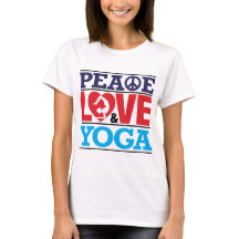 Peace, Love and Yoga Shirt