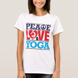 Peace, Love and Yoga Shirt