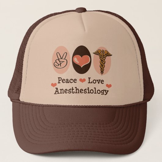 Peace Love Anesthesiology Pet (Voorkant)