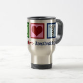 Peace Love Anesthesiology Reisbeker (Voorkant rechts)