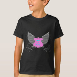 Peace Love Angel Wings Design T-shirt