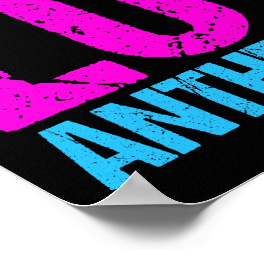 Peace Love Antropology Poster (Hoek)