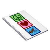 Peace Love Ants Notitieboek (Rechterzijde)