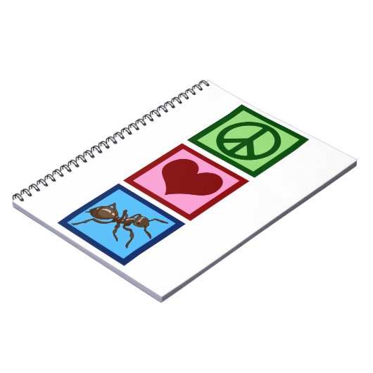 Peace Love Ants Notitieboek (Linkerzijde)