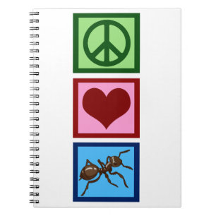 Peace Love Ants Notitieboek