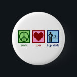 Peace Love Appraisons Ronde Button 5,7 Cm<br><div class="desc">Peace Love Appraisals Een gave van een coole vastgoedtaxateur voor iemand die huizen beoordeelt om de waarde van het onroerend goed te bepalen voor een huiskoper op de markt voor een huis.</div>